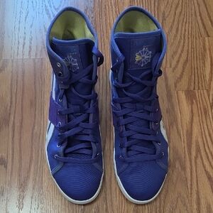 Reebok Purple/Blue High-Top Sneakers